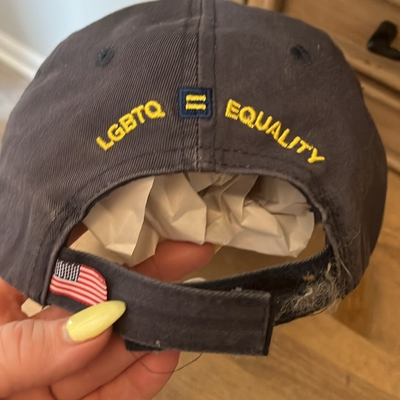 “Make America Gay Again” Baseball Cap Adjustable Bayside USA Made in America - Picture 6 of 10
